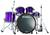 The way that the large locking wingnut encloses the rubber foot on the bass drum hardware is a particularly nice touch